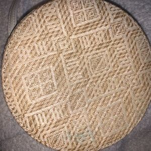 Circle woven purse